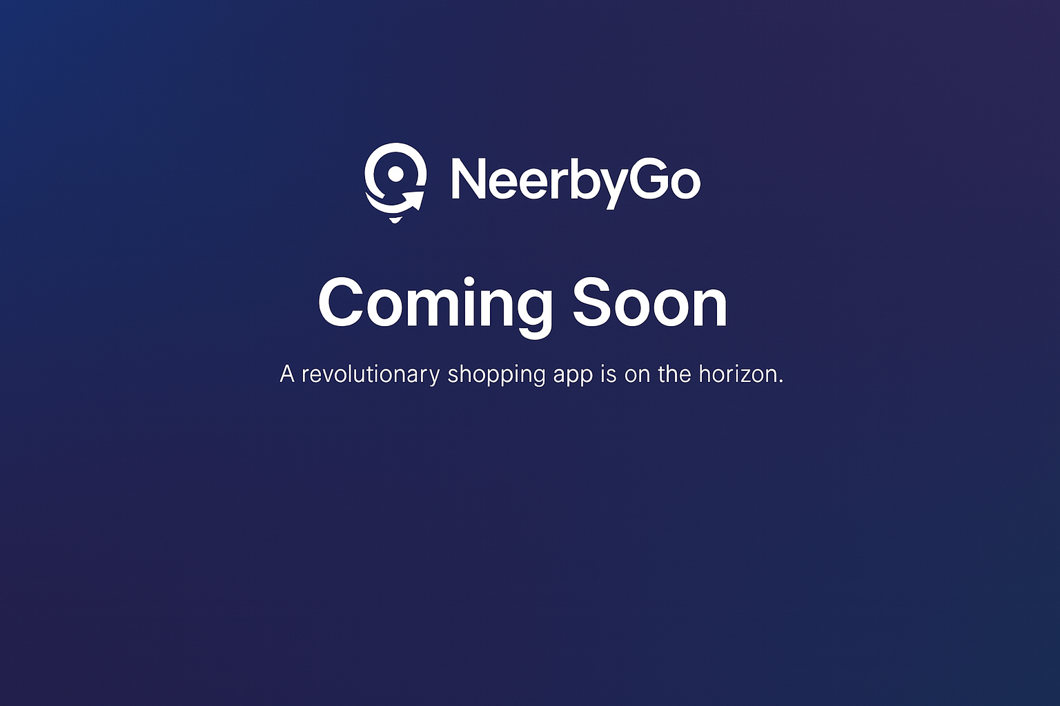 NeerbyGo Coming Soon